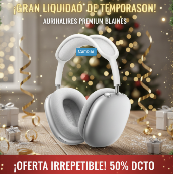 AIR PODS MAX / 1.1 DIADEMA SONIDO - COLOR BLANCO